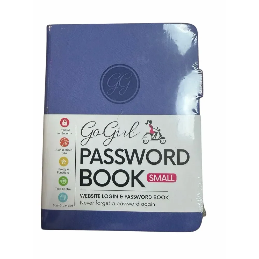 NWT GoGirl Password Book with Alphabetical tabs